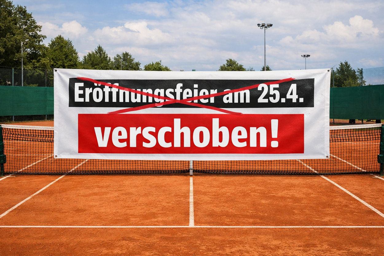 Eröffnungsfeier verschoben